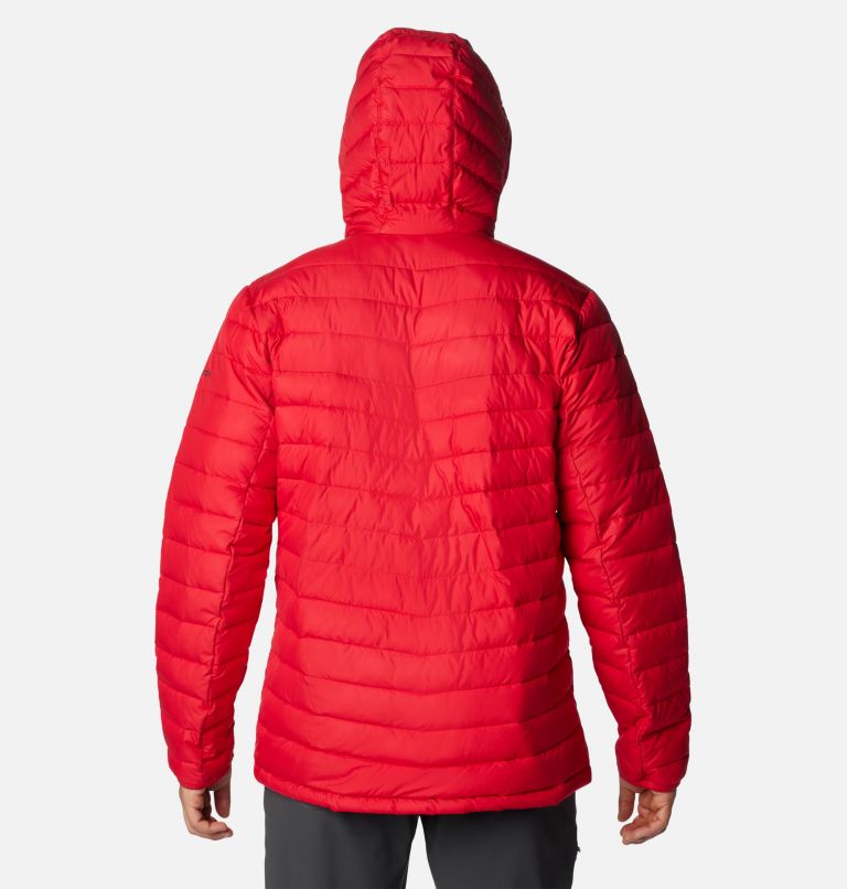Thumbnail: Men's Slope Edge Hooded Insulated Jacket, Color: Mountain Red, image 2