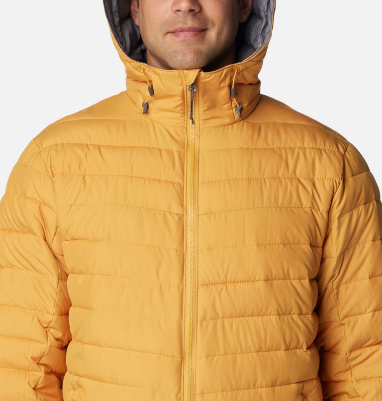 Men's Slope Edge Hooded Insulated Jacket, Color: Raw Honey, image 4