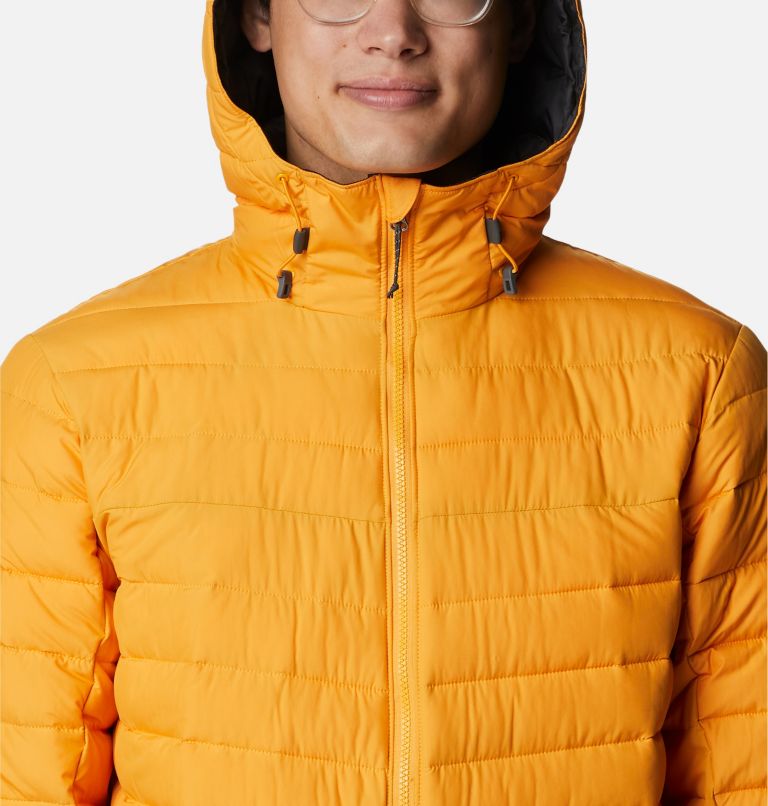 Men's Slope Edge Hooded Insulated Jacket, Color: Mango, image 4