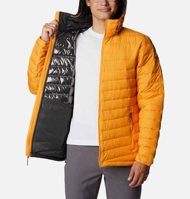 Thumbnail: Men's Slope Edge Hooded Insulated Jacket, Color: Mango, image 5