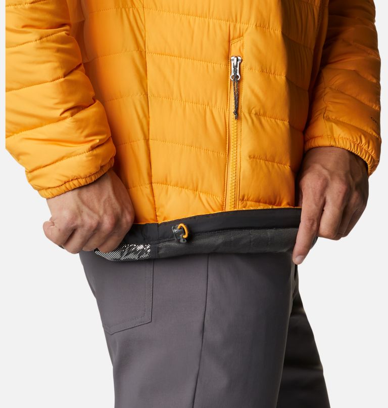 Men's Slope Edge Hooded Insulated Jacket, Color: Mango, image 7