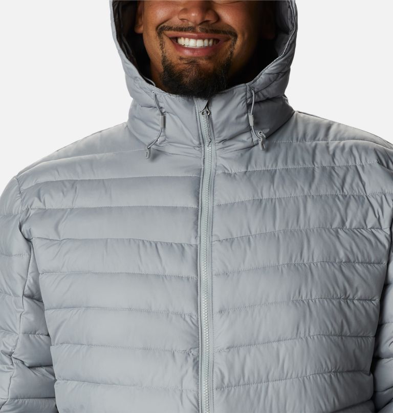 Men's Slope Edge Hooded Insulated Jacket - Big, Color: Columbia Grey, image 4
