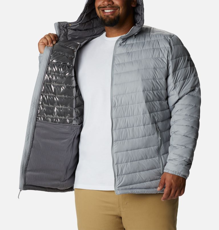 Men's Slope Edge Hooded Insulated Jacket - Big, Color: Columbia Grey, image 5