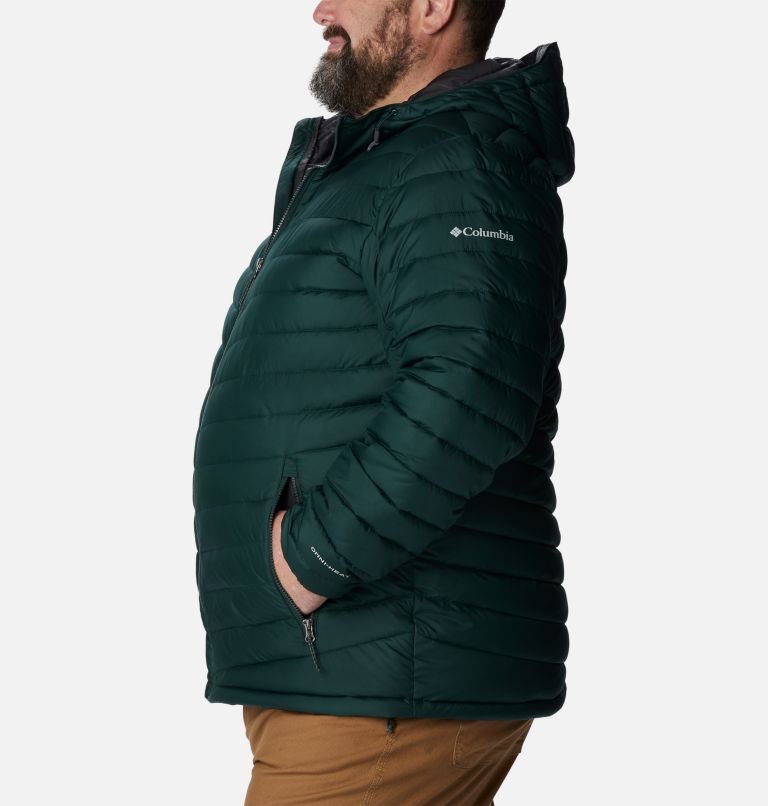 Thumbnail: Men's Slope Edge Hooded Insulated Jacket - Big, Color: Spruce, image 3
