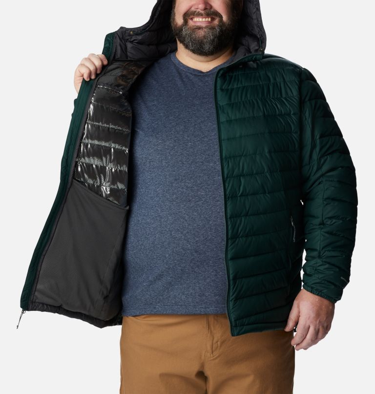 Thumbnail: Men's Slope Edge Hooded Insulated Jacket - Big, Color: Spruce, image 5