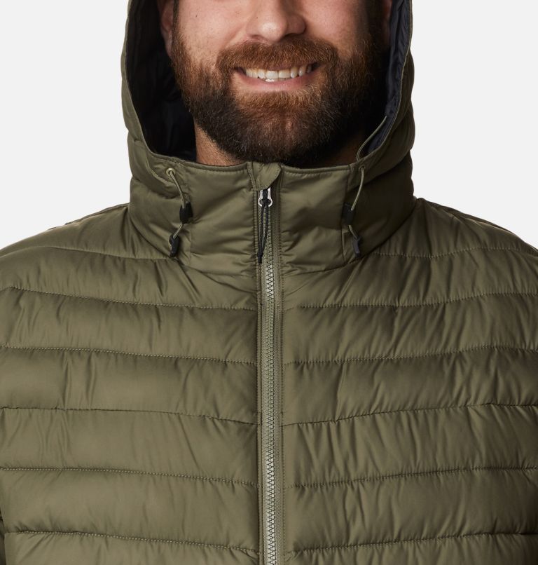 Thumbnail: Men's Slope Edge Hooded Insulated Jacket - Big, Color: Stone Green, image 4