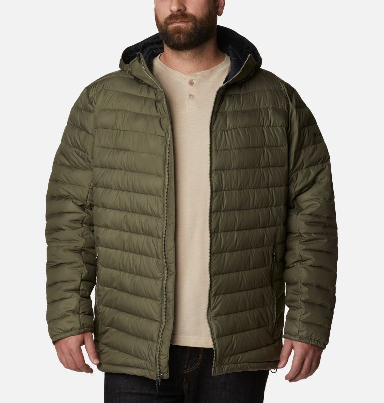 Men's Slope Edge Hooded Insulated Jacket - Big, Color: Stone Green, image 8