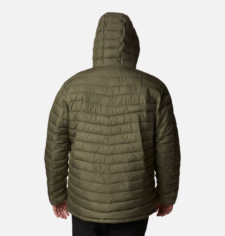 Men's Slope Edge Hooded Insulated Jacket - Big, Color: Stone Green, image 2