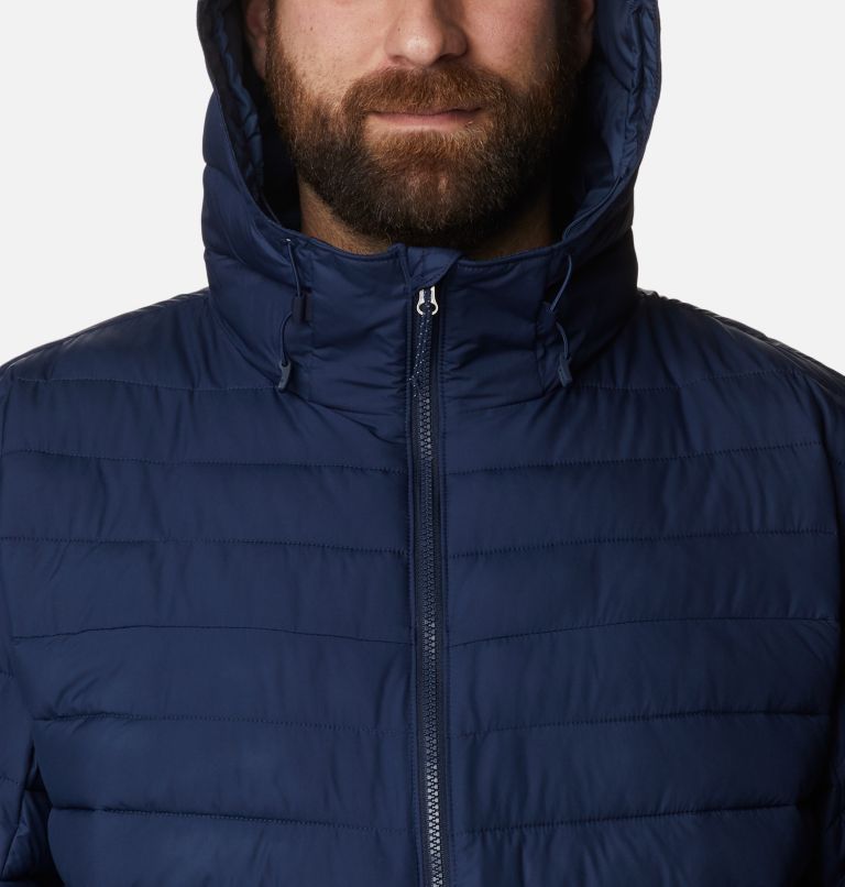 Men's Slope Edge Hooded Insulated Jacket - Big, Color: Collegiate Navy, image 4