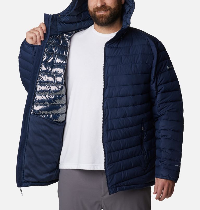 Men's Slope Edge Hooded Insulated Jacket - Big, Color: Collegiate Navy, image 5