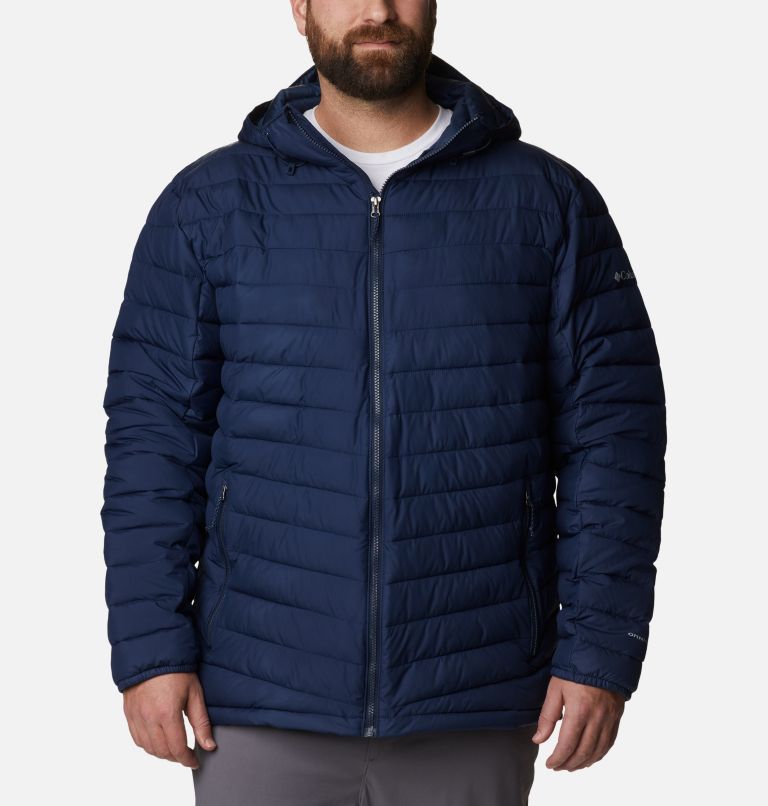 Thumbnail: Men's Slope Edge Hooded Insulated Jacket - Big, Color: Collegiate Navy, image 1