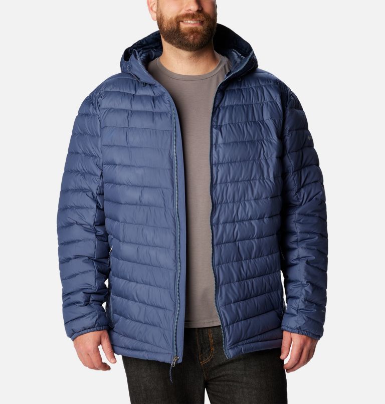 Thumbnail: Men's Slope Edge Hooded Insulated Jacket - Big, Color: Dark Mountain, image 8