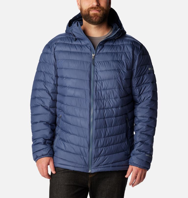 Thumbnail: Men's Slope Edge Hooded Insulated Jacket - Big, Color: Dark Mountain, image 1