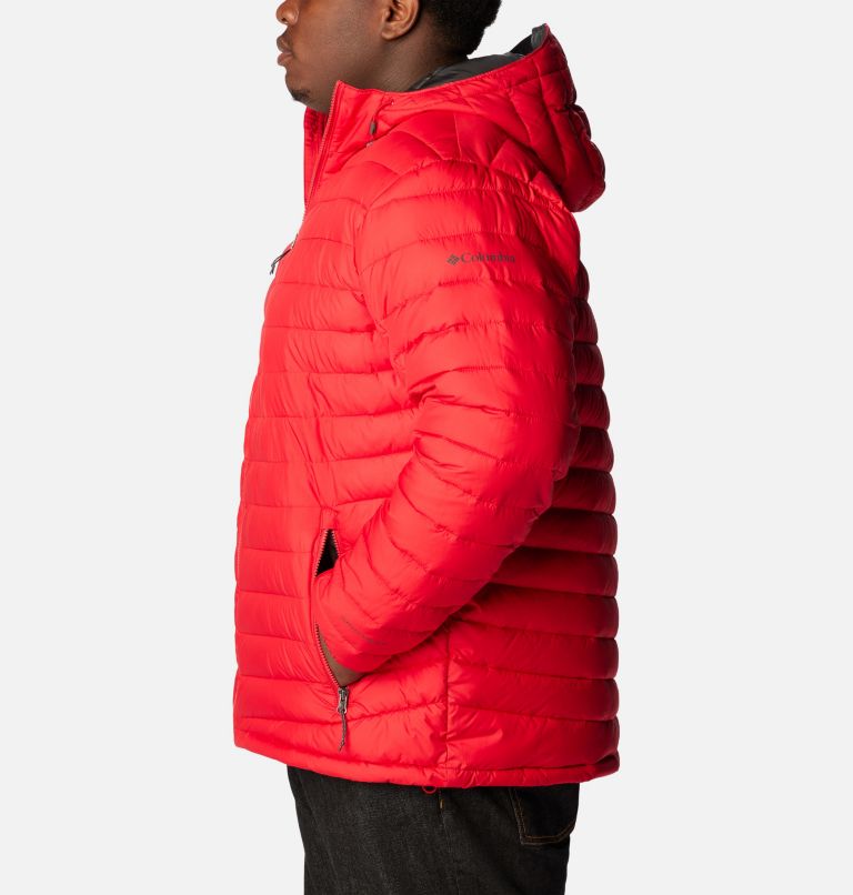 Thumbnail: Men's Slope Edge Hooded Insulated Jacket - Big, Color: Mountain Red, image 3
