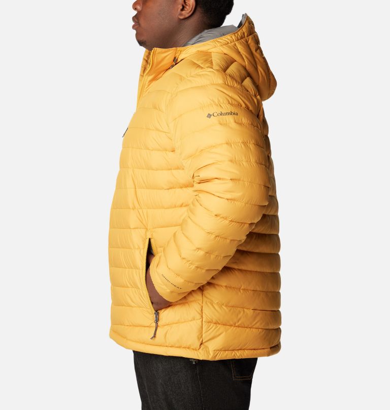 Thumbnail: Men's Slope Edge Hooded Insulated Jacket - Big, Color: Raw Honey, image 3