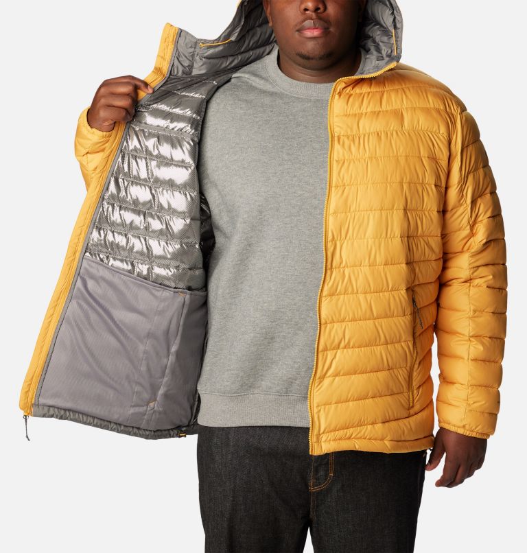 Thumbnail: Men's Slope Edge Hooded Insulated Jacket - Big, Color: Raw Honey, image 5