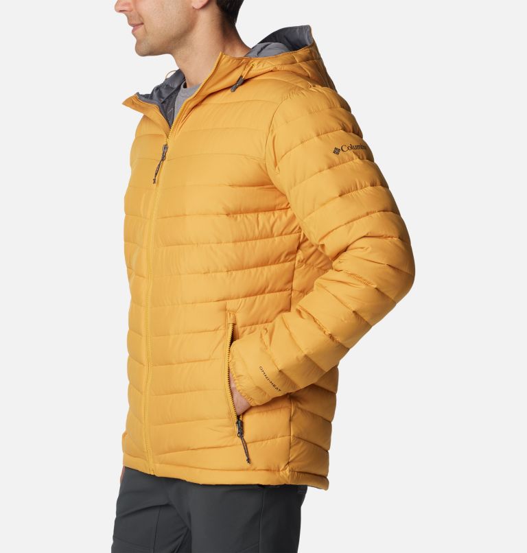 Thumbnail: Men's Slope Edge Hooded Insulated Jacket - Tall, Color: Raw Honey, image 3