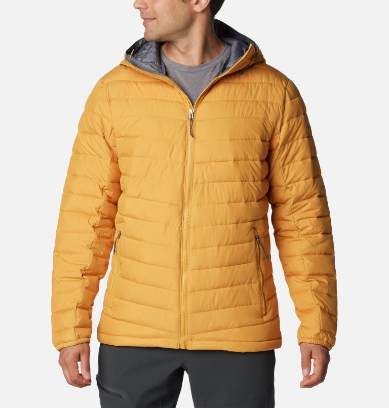 Thumbnail: Men's Slope Edge Hooded Insulated Jacket - Tall, Color: Raw Honey, image 1