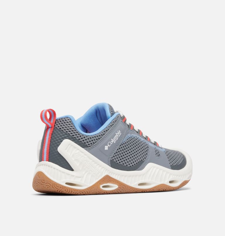 Women's PFG Pro Sport Shoe, Color: Grey Ash, Sunset Red, image 9