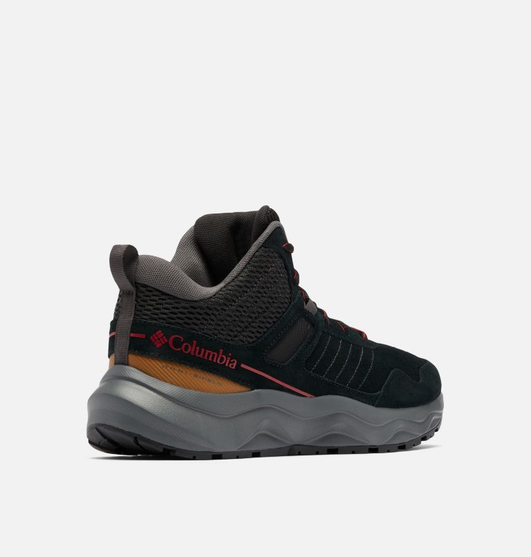 Men's Plateau Venture Mid Shoe, Color: Black, Red Element, image 9