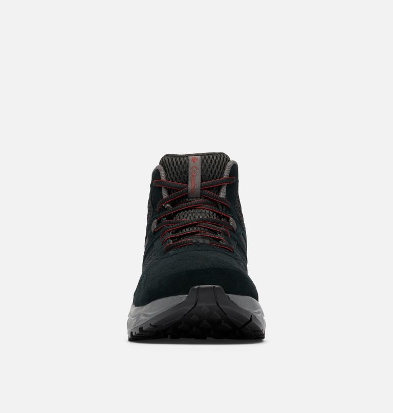 Thumbnail: Men's Plateau Venture Mid Shoe, Color: Black, Red Element, image 7