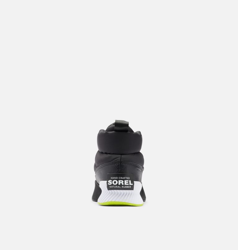 Women's Out N About III Puffy Zip Boot, Color: Black, White, image 3