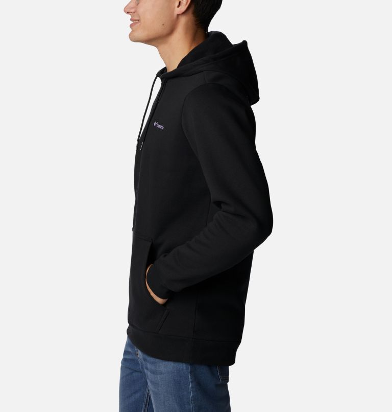 Men's CSC Graphic Hoodie, Color: Black, Bordered Beauty, image 3