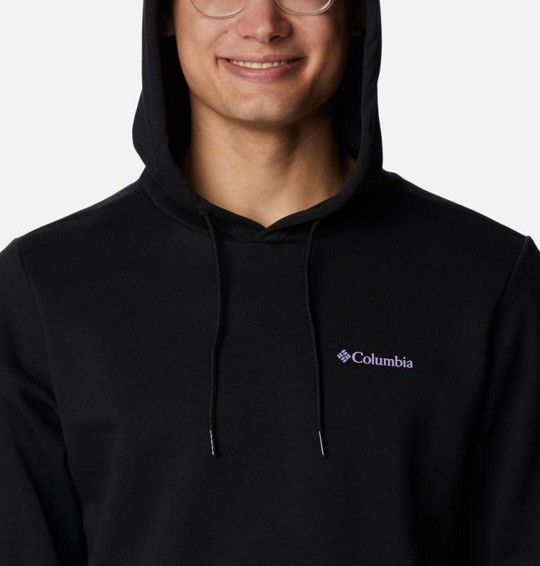Thumbnail: Men's CSC Graphic Hoodie, Color: Black, Bordered Beauty, image 4