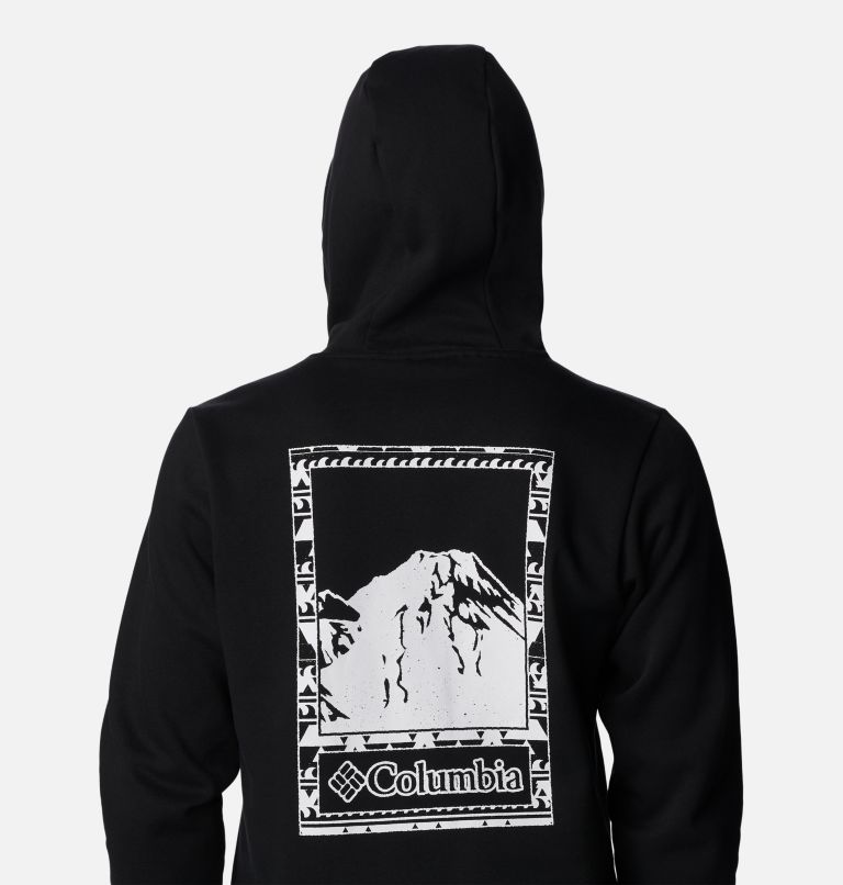 Thumbnail: Men's CSC Graphic Hoodie, Color: Black, Bordered Beauty, image 5