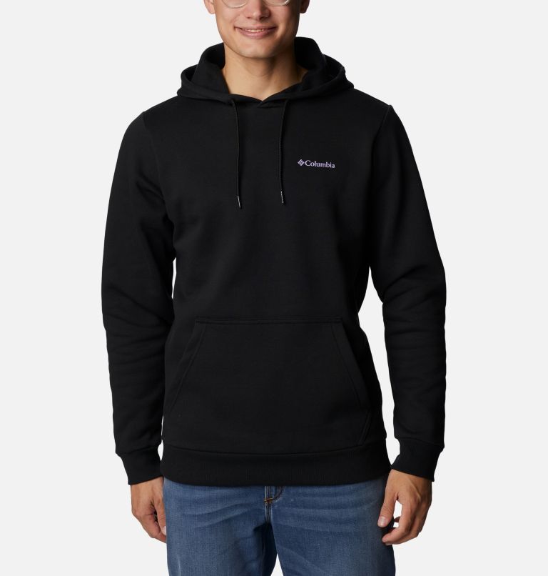 Men's CSC Graphic Hoodie, Color: Black, Bordered Beauty, image 1