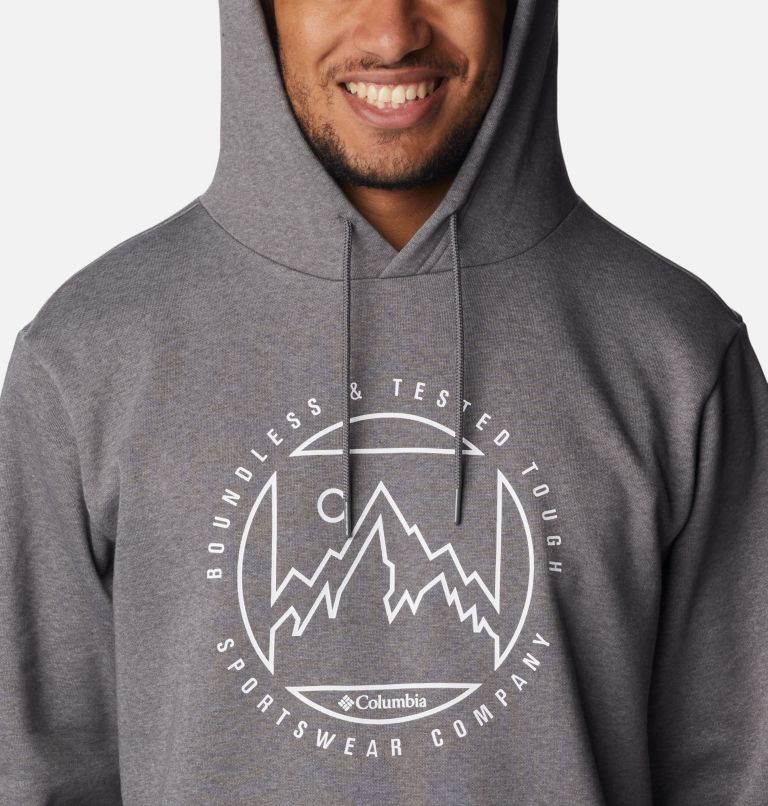 Chandail à capuchon imprimé CSC Homme, Color: City Grey Heather, Boundless Graphic, image 4
