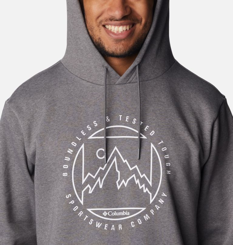 Men's CSC Graphic Hoodie, Color: City Grey Heather, Boundless Graphic, image 4