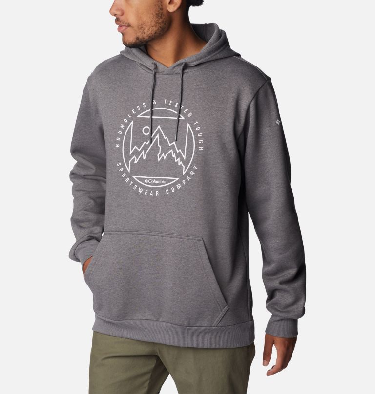 Chandail à capuchon imprimé CSC Homme, Color: City Grey Heather, Boundless Graphic, image 5