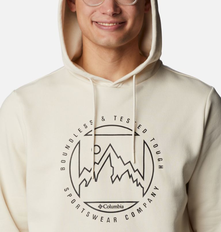 Men's CSC Graphic Hoodie, Color: Chalk, Boundless Graphic, image 4