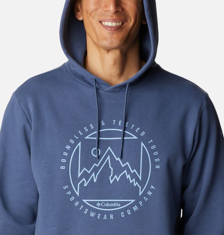 Thumbnail: Men's CSC Graphic Hoodie, Color: Dark Mountain, Boundless Graphic, image 4
