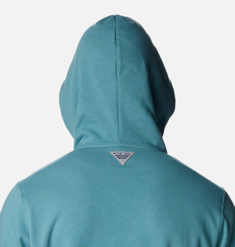 Chandail à capuchon PFG Elements Homme, Color: Tranquil Teal, Bright Nectar Gradient, image 5