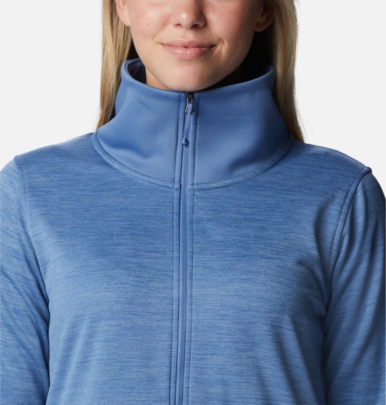 Thumbnail: Women's Sunny Springs Half Zip Fleece, Color: Blue Dusk Heather, Blue Dusk, image 4