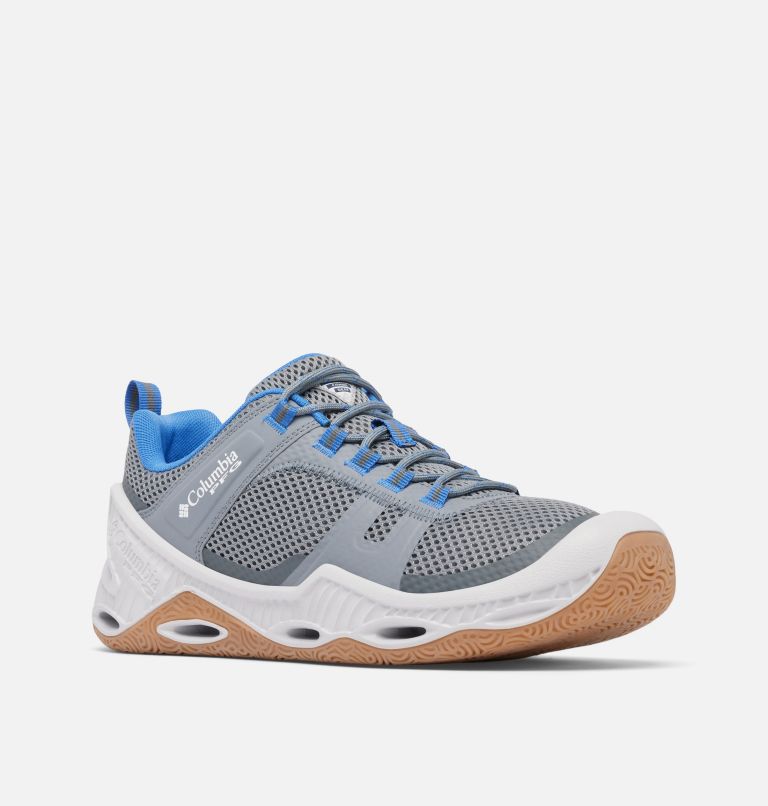 Thumbnail: Men's PFG Pro Sport Shoe, Color: Grey Ash, Vivid Blue, image 2