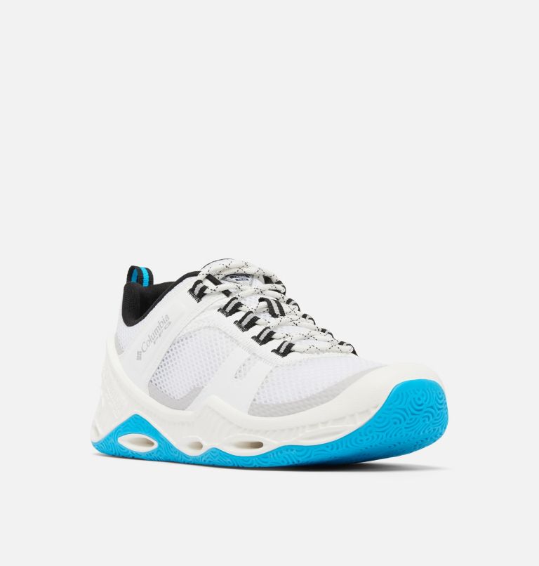 Thumbnail: Men's PFG Pro Sport Shoe, Color: White, Ocean Blue, image 2