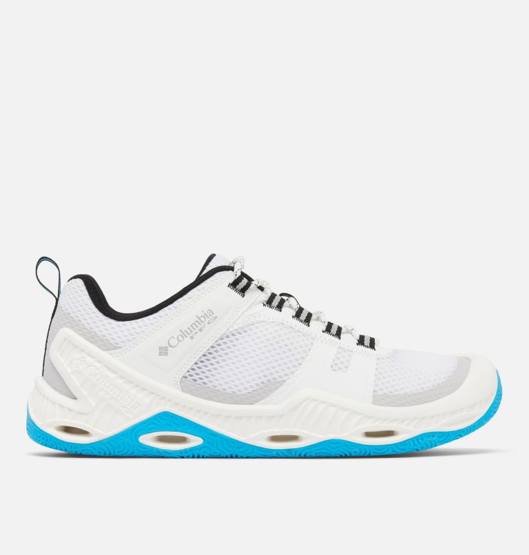 Thumbnail: Men's PFG Pro Sport Shoe, Color: White, Ocean Blue, image 1