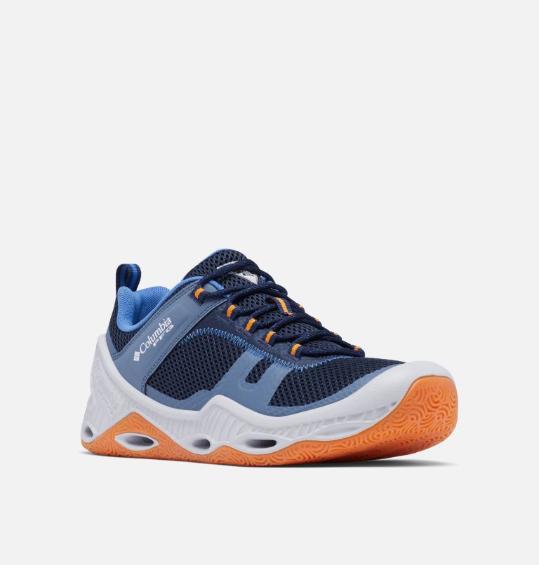 Men's PFG Pro Sport Shoe, Color: Collegiate Navy, Orange Blast, image 2