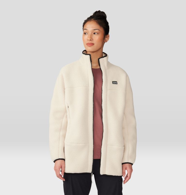 Women's HiCamp Fleece Long Full Zip, Color: Wild Oyster, image 5