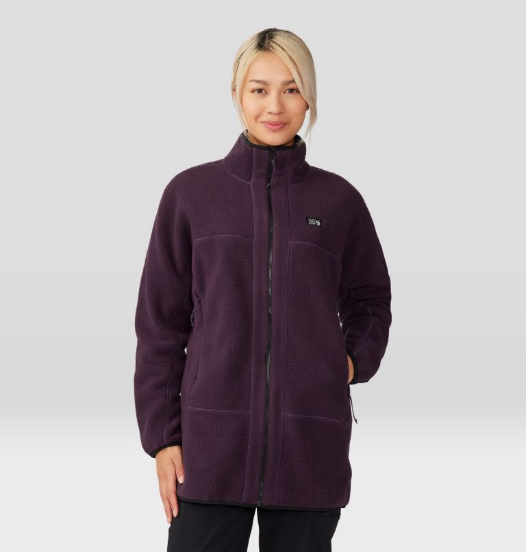 Women's HiCamp Fleece Long Full Zip, Color: Blurple, image 1