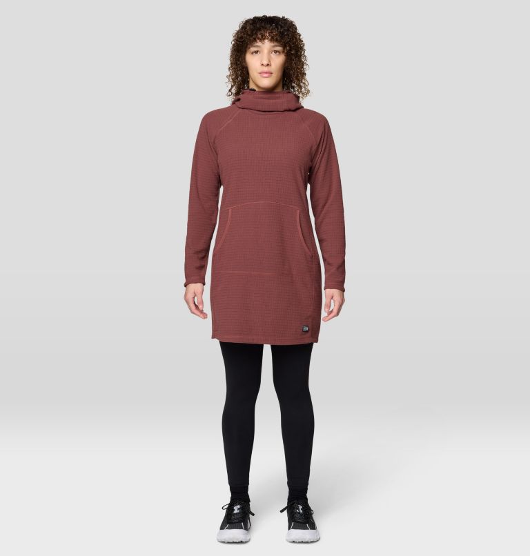 Women's Summit Grid Dress, Color: Bourbon Brown, image 1