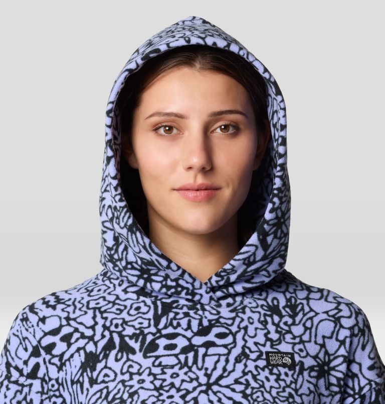 Women's Microchill Hoody, Color: Light Illusion Foragers Print, image 5