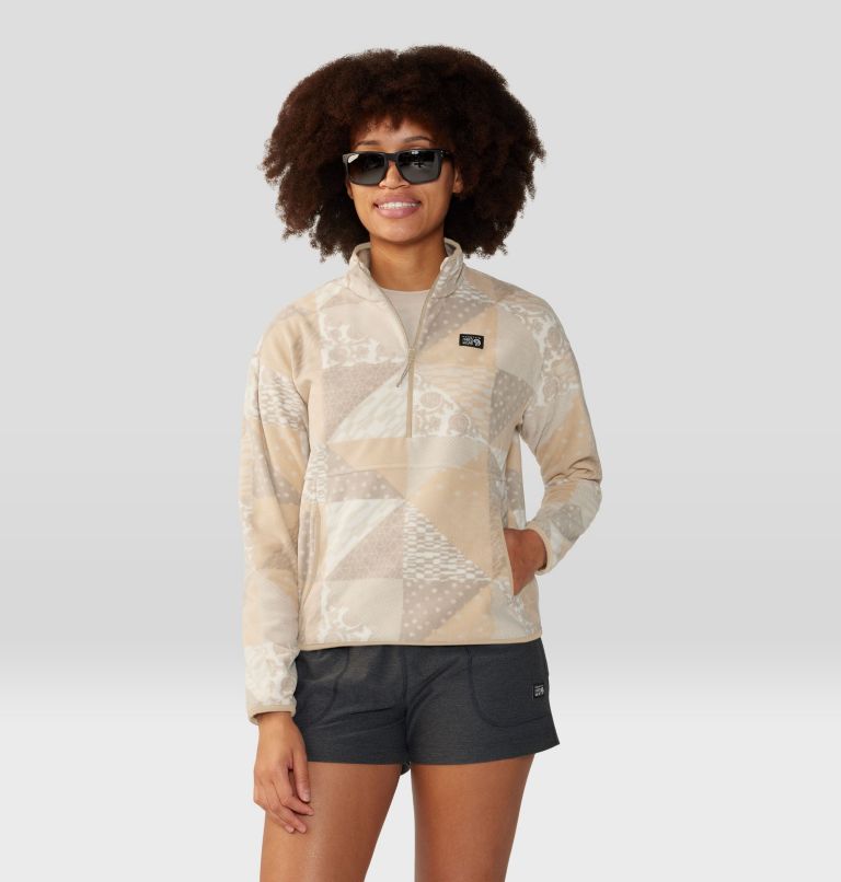 Sweat Microchill, Color: Oyster Shell Quilt Print, image 5