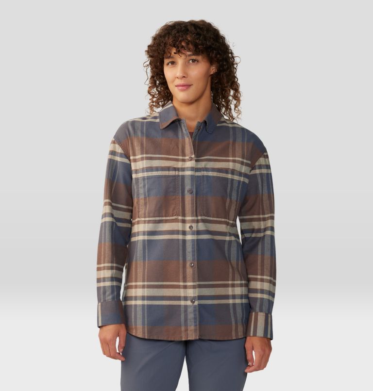 Women's Dolores Flannel Long Sleeve Shirt, Color: Choss, image 6