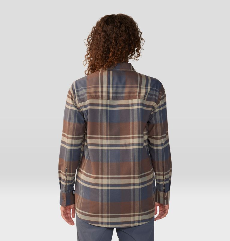 Chemise à manches longues en flanelle Dolores Femme, Color: Choss, image 2