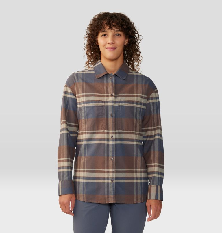 Women's Dolores Flannel Long Sleeve Shirt, Color: Choss, image 1
