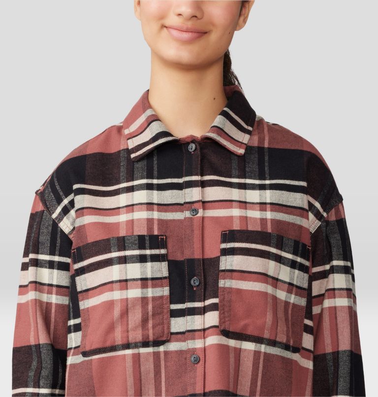 Women's Plaid Flannel Long Sleeve Shirt